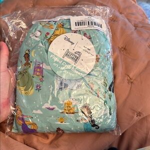 Disney Little Sleepies Princess Fitted crib Sheet - Aqua